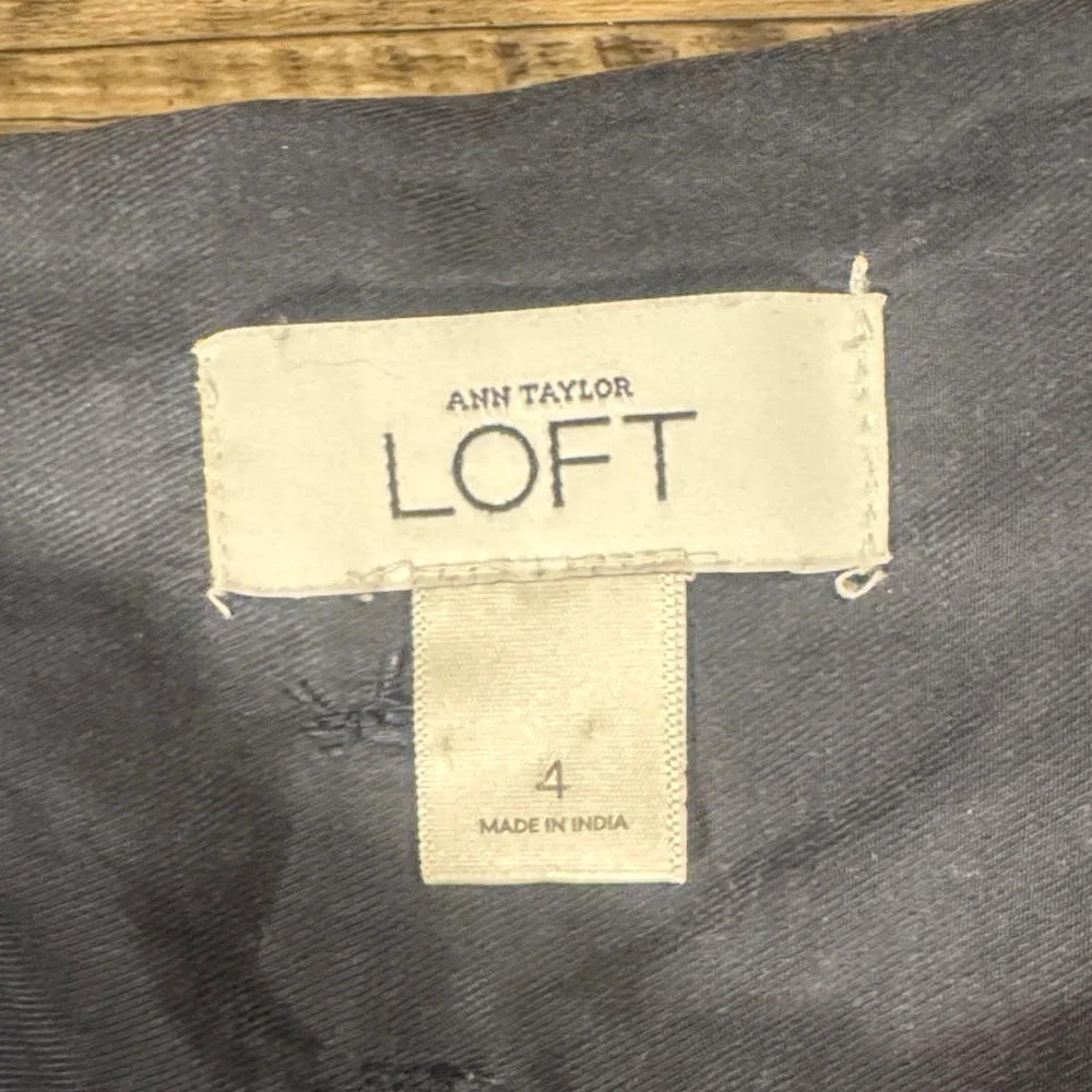 LOFT High Waist Black Women's Shorts - Size 4
